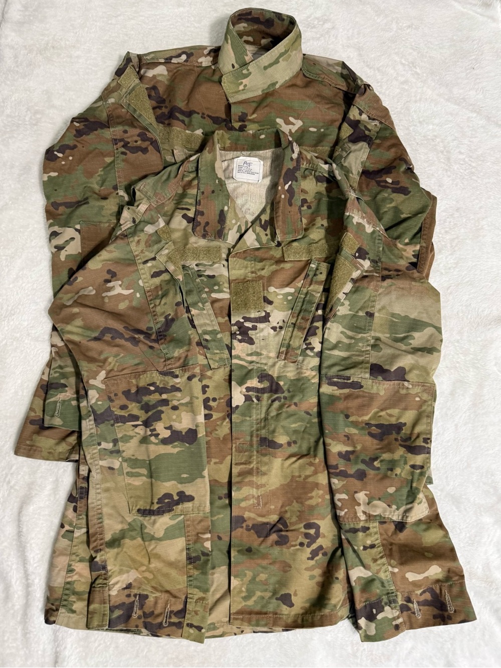 Two Genuine US Army Issue
OCP ACU Combat Uniform Coat
Jacket Medium Long